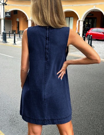 Rochie scurta Forever 21, bleumarin