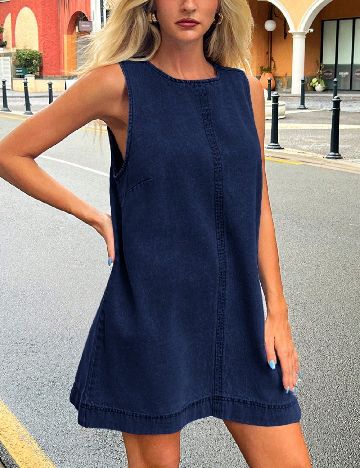 Rochie scurta Forever 21, bleumarin