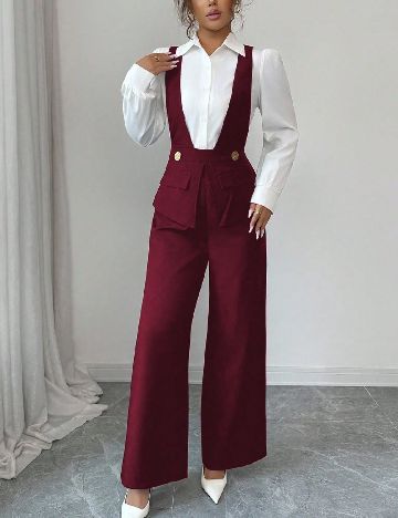 Salopeta SHEIN, visiniu