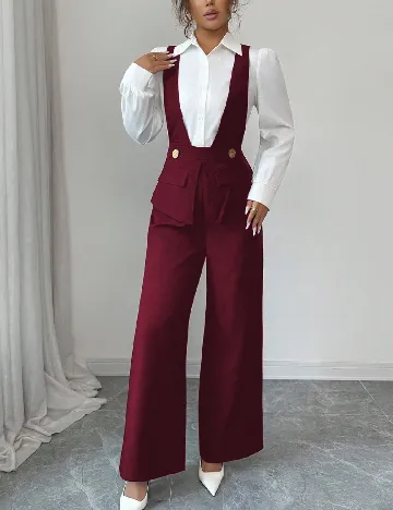 Salopeta SHEIN, visiniu