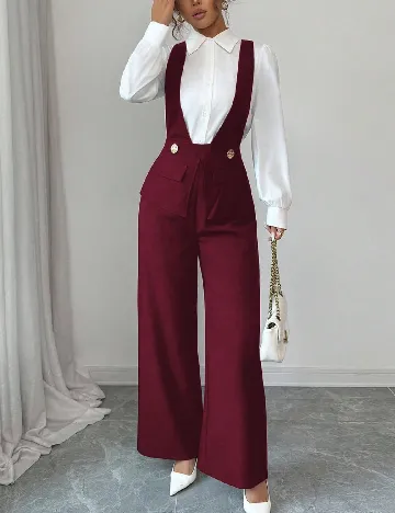 Salopeta SHEIN, visiniu