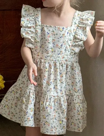 Rochie scurta Shein Kids, floral print