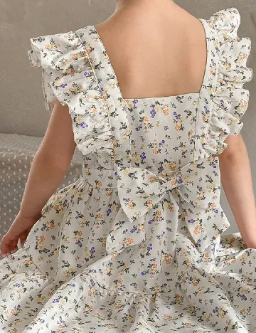 Rochie scurta Shein Kids, floral print