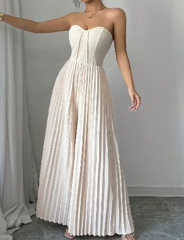 Salopeta SHEIN, crem