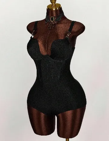 Salopeta modelatoare SHEIN CURVE, negru