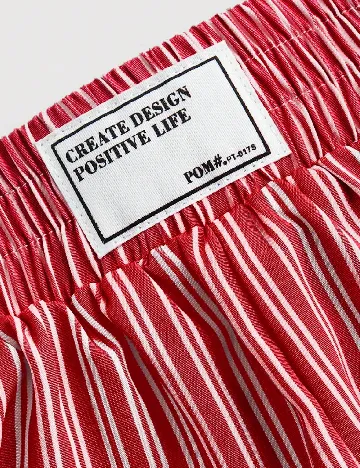 Pantaloni scurti SHEIN CURVE, rosu