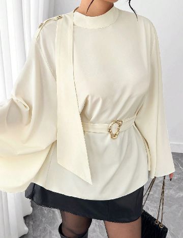 Bluza SHEIN CURVE, crem