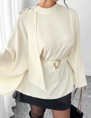 Bluza SHEIN CURVE, crem