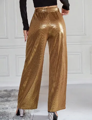 Pantaloni SHEIN, auriu