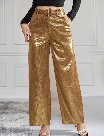 Pantaloni SHEIN, auriu