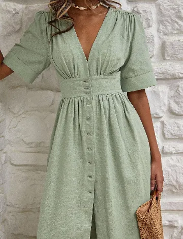 Rochie lunga SHEIN, verde