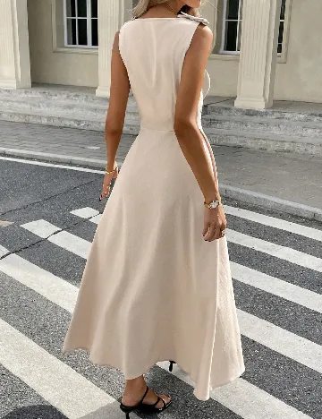 Rochie lunga SHEIN, crem