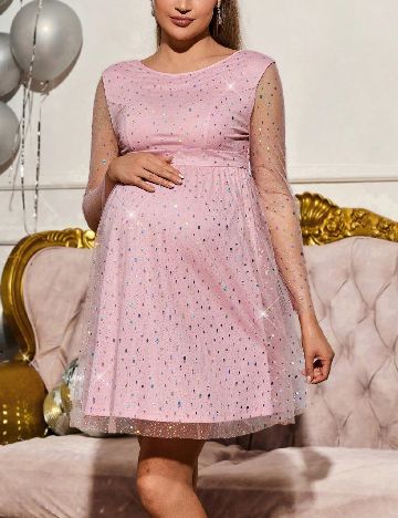 Rochie scurta SHEIN Maternity, roz