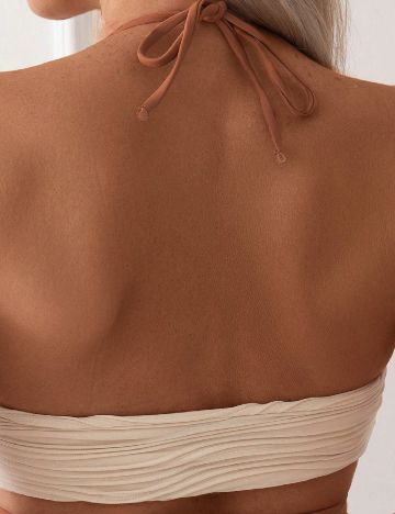 Costum de baie SHEIN, ecru