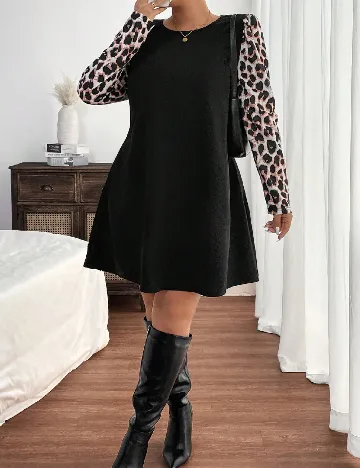 Rochie scurta SHEIN CURVE, negru