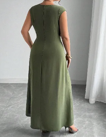 Rochie lunga SHEIN CURVE, verde