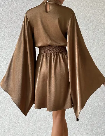 Rochie scurta SHEIN, maro