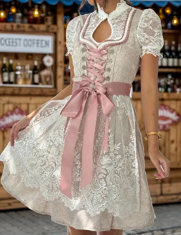 Rochie scurta SHEIN, bej