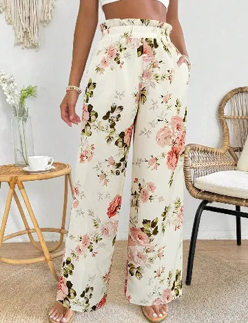 Pantaloni SHEIN, crem