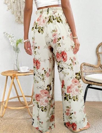 Pantaloni SHEIN, crem