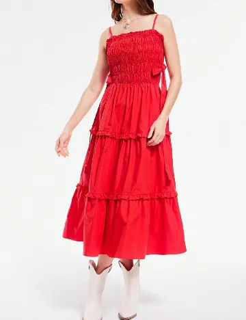 Rochie medie SHEIN, rosu