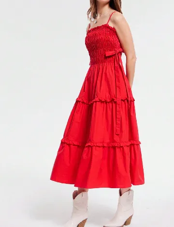 Rochie medie SHEIN, rosu