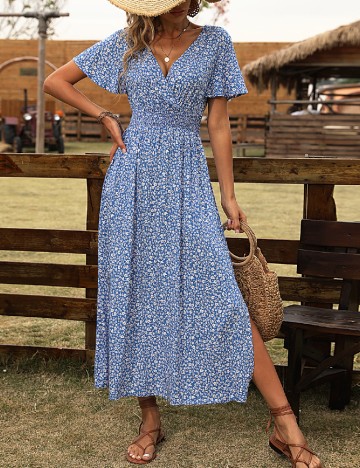 Rochie medie SHEIN, albastru