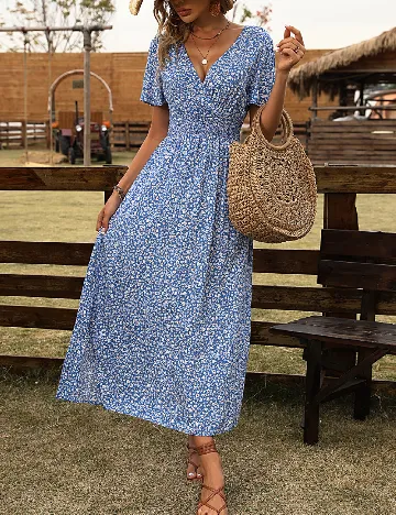 Rochie medie SHEIN, albastru