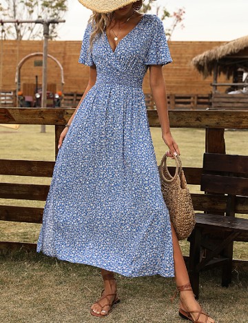 Rochie medie SHEIN, albastru