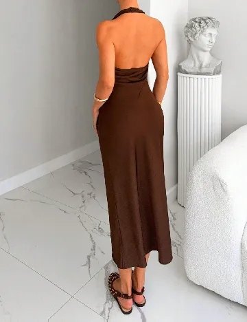 Rochie lunga SHEIN, maro