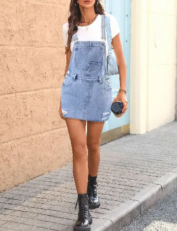 Rochie scurta SHEIN, albastru