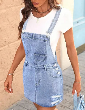 Rochie scurta SHEIN, albastru