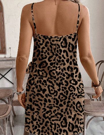 Rochie scurta SHEIN CURVE, animal print