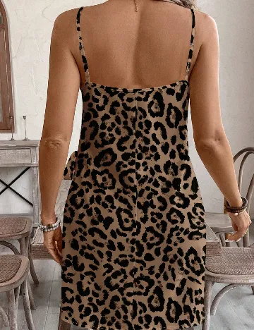 Rochie scurta SHEIN CURVE, animal print