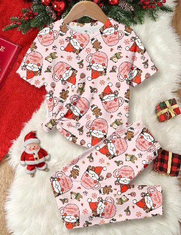 Pijama Shein Kids, mix culori