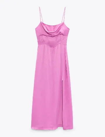 Rochie medie Zara, roz