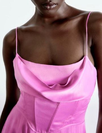 Rochie medie Zara, roz