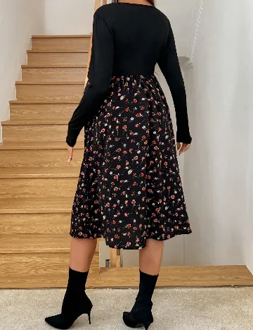 Rochie medie SHEIN Maternity, negru