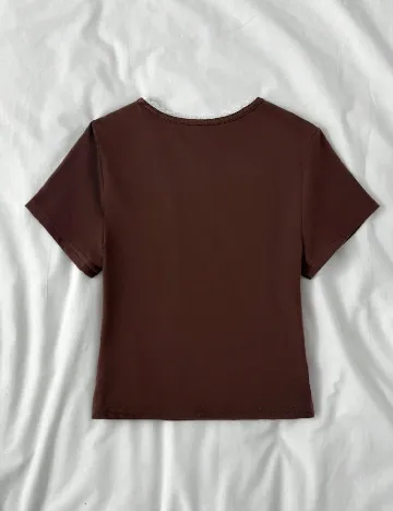 Tricou Shein Kids, maro