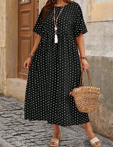 Rochie lunga SHEIN CURVE, negru