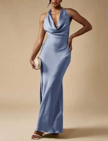 Rochie lunga Missguided, albastru