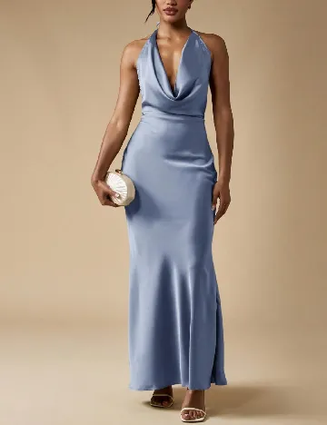 Rochie lunga Missguided, albastru