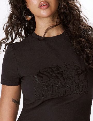 Top SHEIN, negru