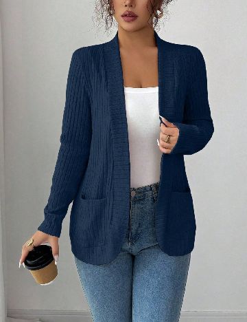 Blazer SHEIN, bleumarin