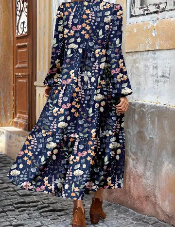 Rochie lunga SHEIN, floral print