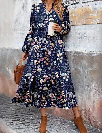 Rochie lunga SHEIN, floral print