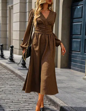 Rochie medie SHEIN, maro