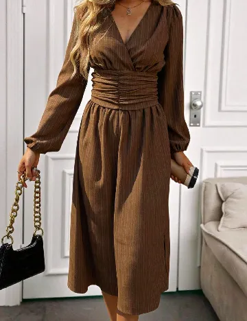 Rochie medie SHEIN, maro