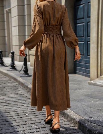 Rochie medie SHEIN, maro