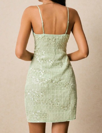 Rochie scurta Poeselle, verde